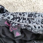 Fresh Produce Maxi Tank Dress Womens M Black Gray Floral Smocked Sleeveless USA Photo 11