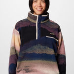 Columbia  Women’s Fleece Helvetia printed half snap fleece size 2 XL Photo 0