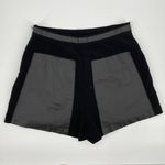 BCBG BCBGeneration Faux Leather Panel Patch Pocket High Waisted Shorts Black Size 8 Photo 4