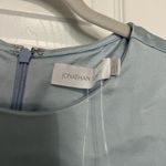 SIMKHAI Kadence satin minidress in Light Sky Blue Size 0 Photo 8