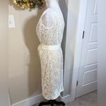 Tadashi Shoji  One Shoulder Textured Embroidered Sheath Dress Sz 6💛 Photo 8