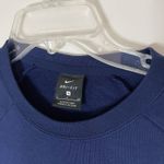 Nike blue crew neck pullover cropped long sleeve sweatshirt size Small Photo 2