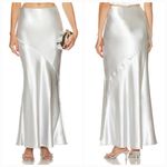 LPA Amalia Maxi Skirt in Silver Photo 1
