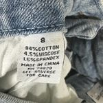 Rue 21 NWT Jean Shorts Womens 8 Light Wash Denim Stretch Distressed High Rise Photo 2