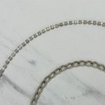 Skinny Dainty Rhinestone Silver Tone Chain Belt Y2K One Size (OS) ✨ Photo 5