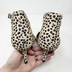 Corso Como [] Devorah Suede Leopard Print Cutout Pointed Toe Kitten Heel Size 10M Photo 6
