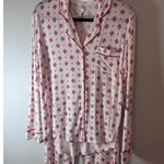 Nordstrom Ivory Stamped Snowflake 2 Piece Pajama Set Sz S NWT Photo 5