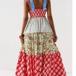 Free People Bluebell Maxi Dress Cherry Combo Medium NWT Picnic Prairie Bohemian Photo 5
