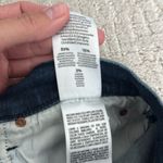 Mother “The Runaway Step Fray” Jeans in Manana Mi Amor Medium dark wash ankle Blue Size 32 Photo 10