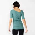 Nine West  Rib Ruched Elbow Sleeve Photo 1