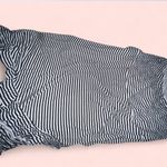 Black and white striped dress Size 1X Photo 1