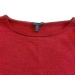 Eileen Fisher Red Orange Pullover Sweater Long Length Merino Wool Size XS Womens Photo 1