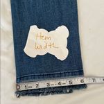 Vince Camuto  sz27/4 raw hem with slit slightly distressed straight leg jeans EUC Photo 9