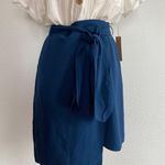 The Fifth Label Solid Blue Wrap Skirt Photo 1