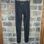 NordicTrack Leggings Black Zip Ankle Woman's Size Small Drawstring Athletic Photo 4