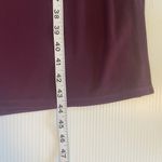 Natori  Matte‎ Jersey Blouson Dress In Plum Purple Stretch Office Size M Wedding Photo 8