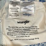 Wrangler HI RISE NAUTICAL PRINT FLARE WANDERER LAINEY WILSON STYLE SIZE 31x30 Photo 8