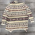 Lucky Brand Aztec Jacquard Multicolor Patterned Cardigan Photo 3