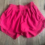 Lululemon Red Lulu Hotty Hot Shorts  Photo 0