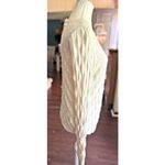 Modcloth Sweater Womens Size M Ivory Cotton Pullover Ribbed Hem Cuffs Coastal Photo 3