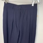 Jones New York NWT Navy Blue Wool Pleat Front Trousers Sz 10 Photo 3