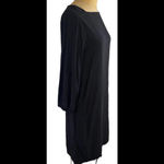 Gap Classic Little Black Dress Long Business Sleeve Designer Preppy Casual NWT Photo 5