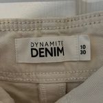 Dynamite  DENIM Women's High Waist Khaki Shorts Size 30 Photo 2