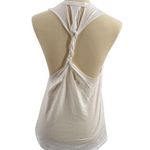 LA Made  White Braid Back Tank Size Large New Photo 3
