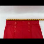 High waist double breasted shorts M Red Size M Photo 3