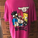 Hello Kitty and Friends Sanrio 2024 Hybrid Apparel Baseball Jersey Hot Pink L Size L Photo 0