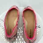 Juicy Couture  shoes size 6 leather snakeskin print ballet flats shoes slip on Photo 6