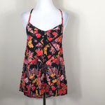 Somedays Lovin Sun Feather Print Racerback Hi-Low Tank NWT Size XS Photo 1