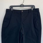 J.Crew  Black High Rise Girlfriend Chino’s Size 14 Photo 1