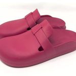 ZARA  Rubber Mules Sandals Clogs Sandals PINK Size 8/39 NEW Photo 0