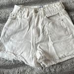 Princess Polly  White Jean shorts  Photo 0