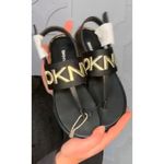 DKNY Flat Buckled Sling Back Logo Sandal Heeled Size 6 New in Box MSRP $154 Photo 10