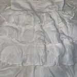 rose velvet skirt White Size M Photo 2