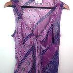Iz Byer  XL  Purple Sleeveless Top Plus Photo 0