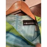 Sag Harbor  Sheath Dress Womens Size 8‎ Beaded Belt Front Linen Blend Photo 3