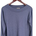 Jigsaw Wool Dress Navy Blue Long Sleeve Crew Neck Front Pockets Medium Photo 1