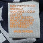 NWT Zuécar Navy Anchor Heart Print Sheer Kimono Cover Up Kaftan Top F/S Black Size undefined Photo 4