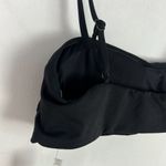 ANDIE NWT Swim The Newport Top Bikini Top Flat Black Size Large L NEW Photo 5