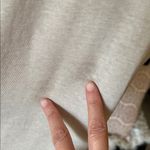 Lucky Brand  tan logo, Lotus, gold foiled graphic T-shirt, oversize small Photo 8