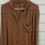 SKIMS  Soft Lounge Ribbed Long Sleeve Top in Copper size S Photo 7