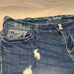 Series 31 Womens Short & Sexy Denim Jean Shorts Sz 16 Embroidered Stretch Blue Photo 5