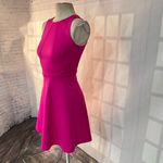 Ted Baker  hot pink scuba sleeveless fit & flare mini dress ted size 0 or US 2 Photo 2