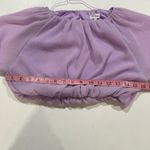 Le lis  Lavender Long Sleeve Crop Top Women’s Small Balloon Sleeve Elastic Hem Photo 4