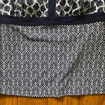 Land’s End Navy‎ and White Patterned Women's Swim Top Blue Size 8P Photo 2