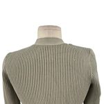 ANINE BING  Layla Ribbed Cardigan‎ Sweater Button Front Olive Green Size Small Photo 9