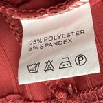 For G and PL Coral Long Sleeve Ribbed Button Placket Collared Polo Shirt Small Pink Photo 4